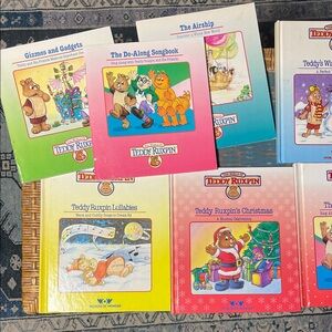 Teddy Ruxpin Book Lot 6 hardback covers 3 soft cover - Vintage | Nostalgic 1980s